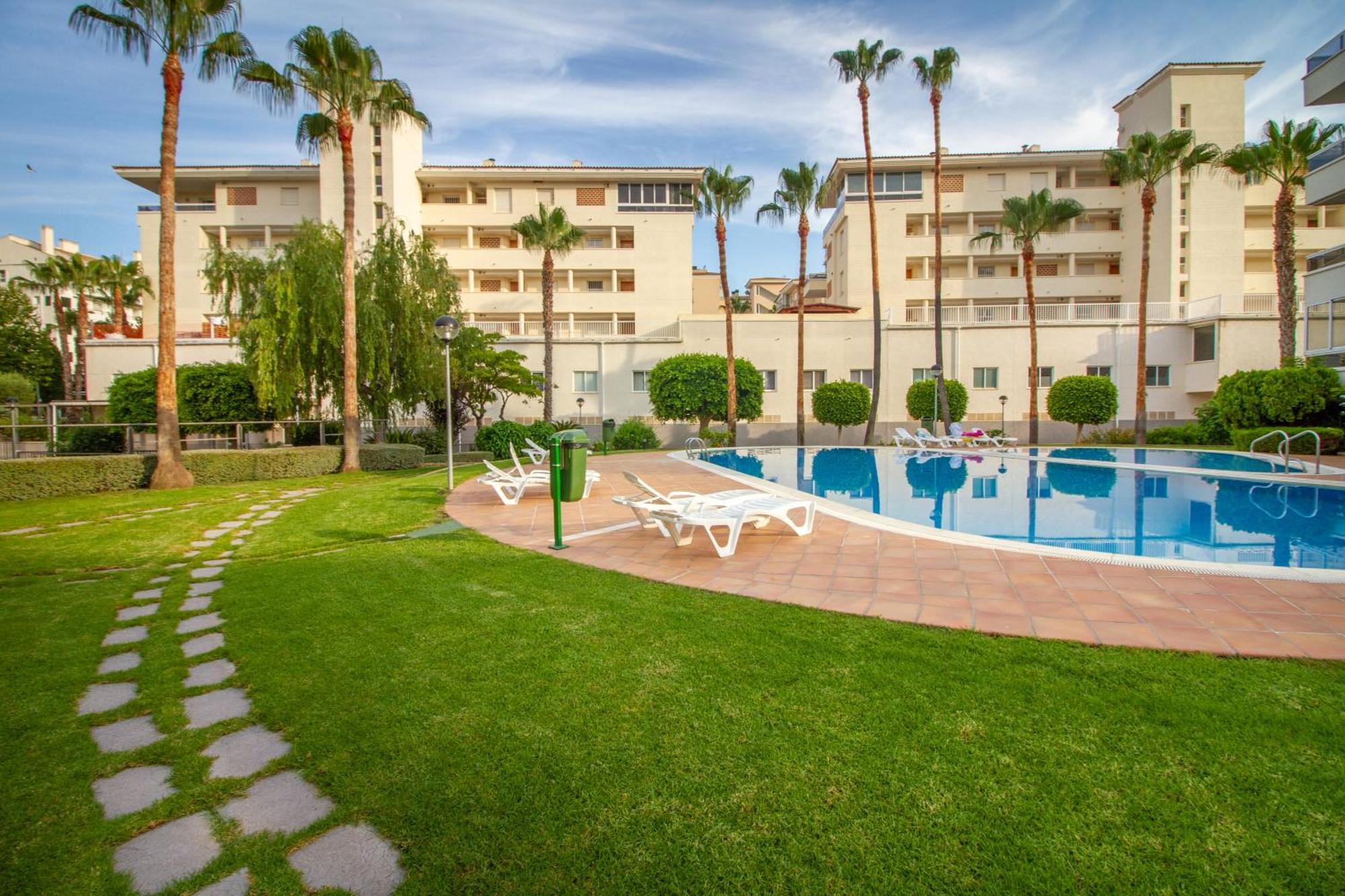 Luminoso Y Acogedor Apartamento En Albir El Albir Bagian luar foto