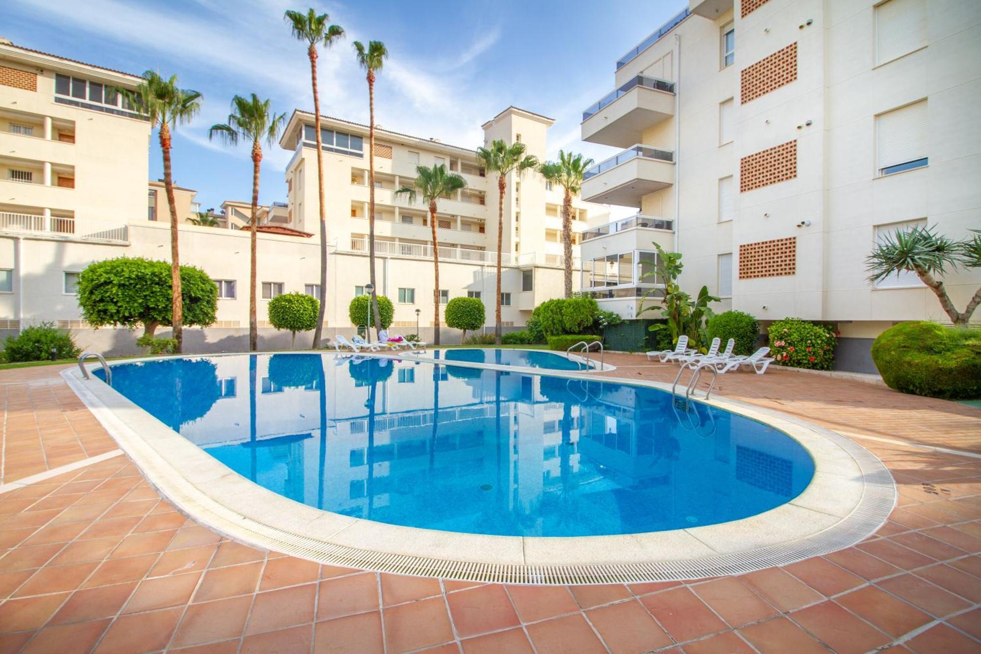 Luminoso Y Acogedor Apartamento En Albir El Albir Bagian luar foto